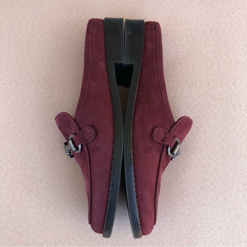 VIONIC Salie Wine Suede Womens Casual Career Comfort Slip On Loafer Mule sz 7 - Picture 5 of 11